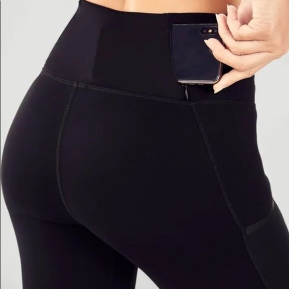 Fabletics Leggings Size Extra Small Black Trinity High-Waisted‎ Utility Zippers - Picture 9 of 13